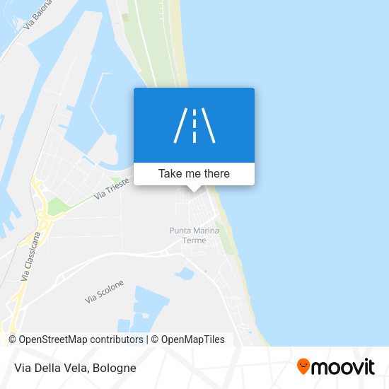 Via Della Vela map