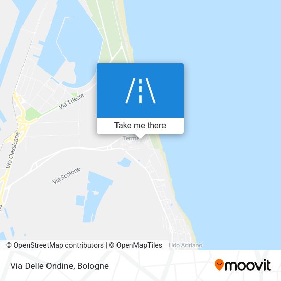 Via Delle Ondine map