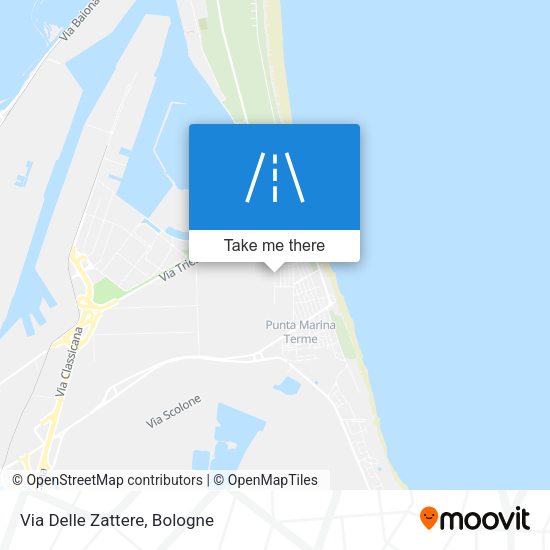 Via Delle Zattere map