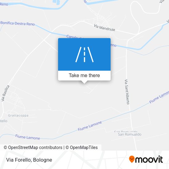 Via Forello map