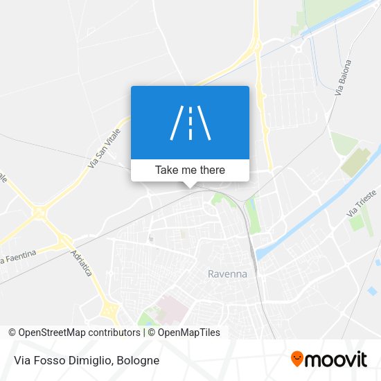 Via Fosso Dimiglio map