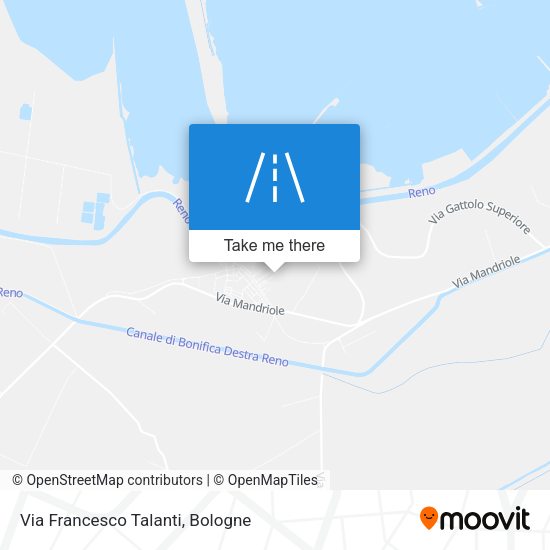Via Francesco Talanti map
