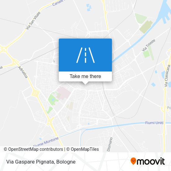 Via Gaspare Pignata map
