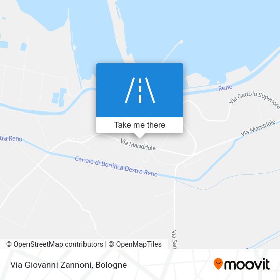 Via Giovanni Zannoni map