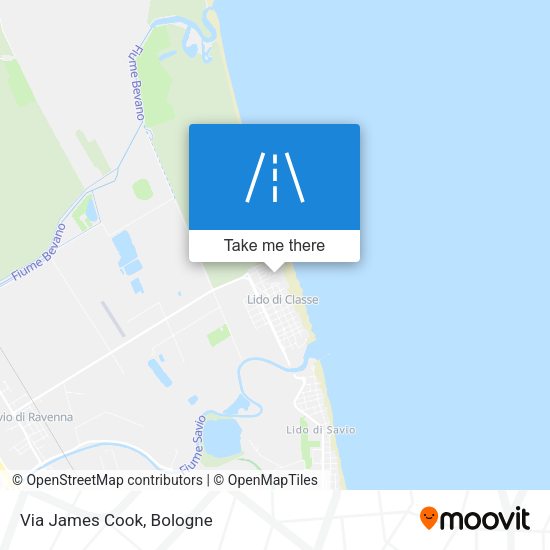 Via James Cook map
