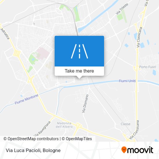 Via Luca Pacioli map