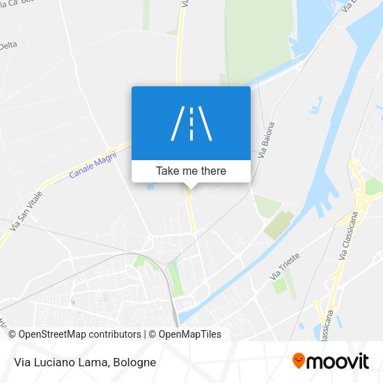 Via Luciano Lama map