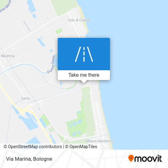 Via Marina map