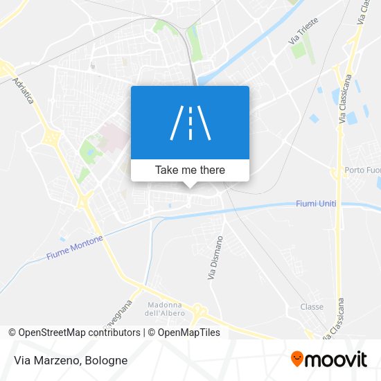 Via Marzeno map