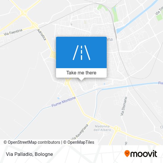 Via Palladio map