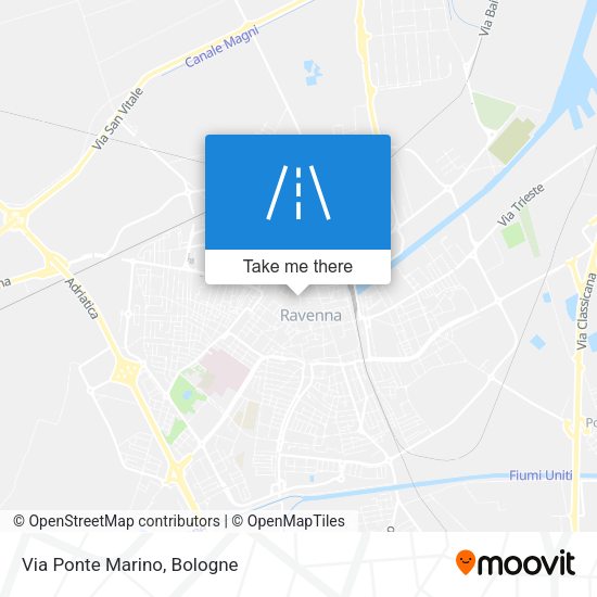 Via Ponte Marino map