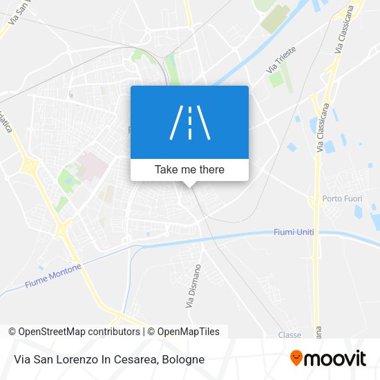 Via San Lorenzo In Cesarea map