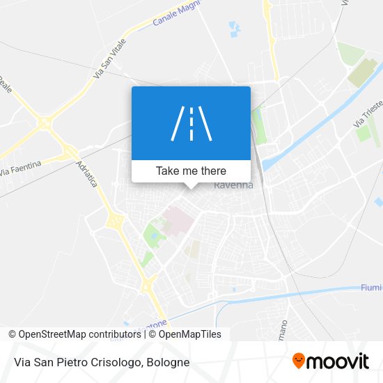 Via San Pietro Crisologo map