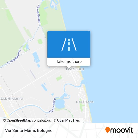 Via Santa Maria map