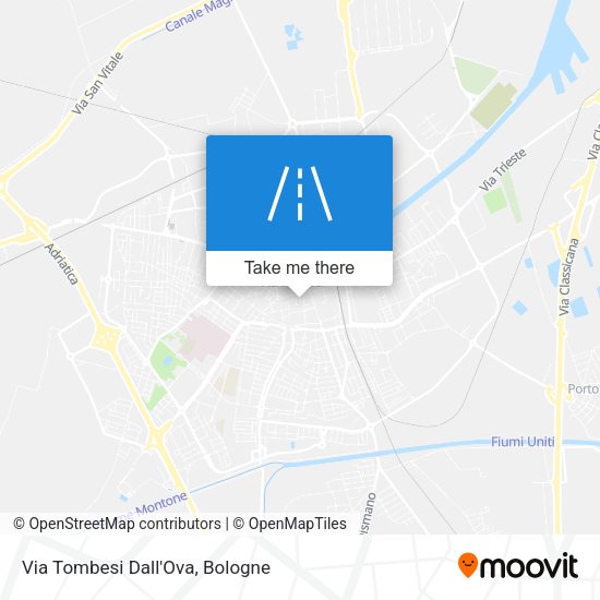Via Tombesi Dall'Ova map