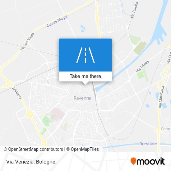 Via Venezia map