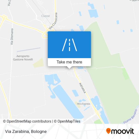 Via Zarabina map