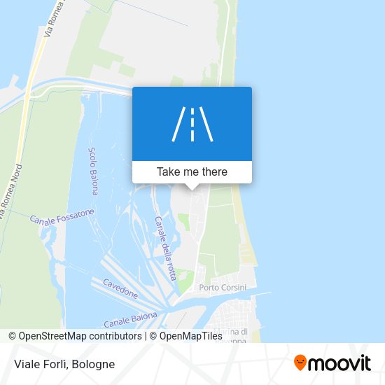 Viale Forlì map