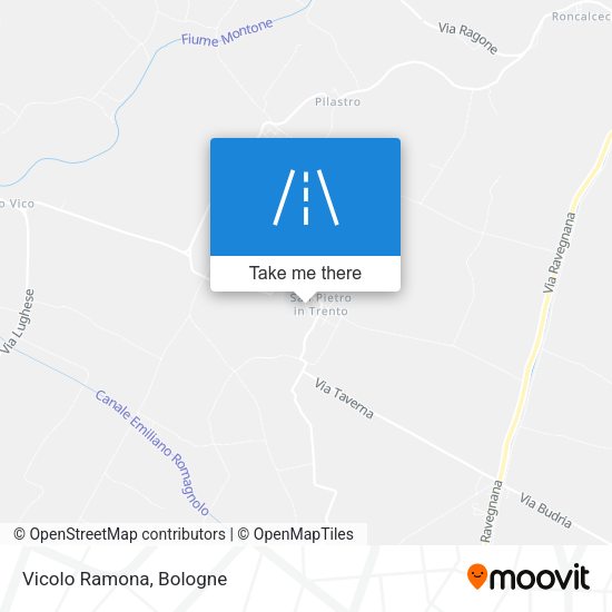 Vicolo Ramona map