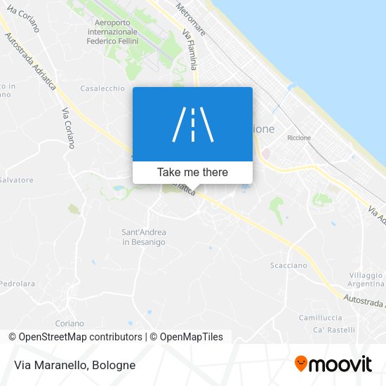 Via Maranello map