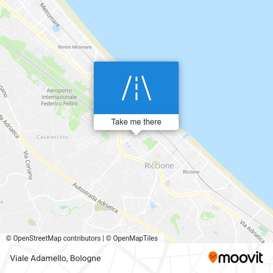 Viale Adamello map