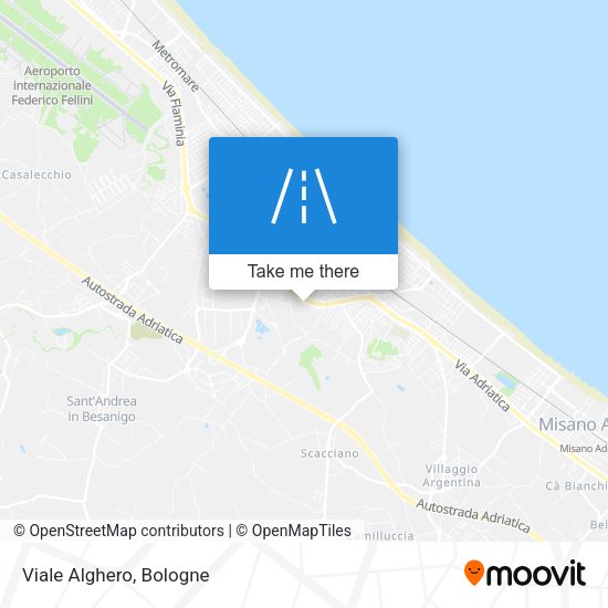 Viale Alghero map