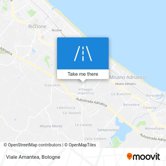 Viale Amantea map