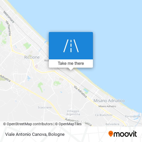 Viale Antonio Canova map