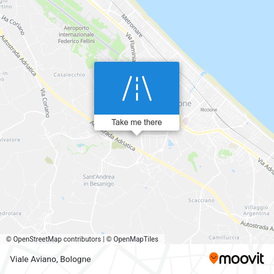 Viale Aviano map