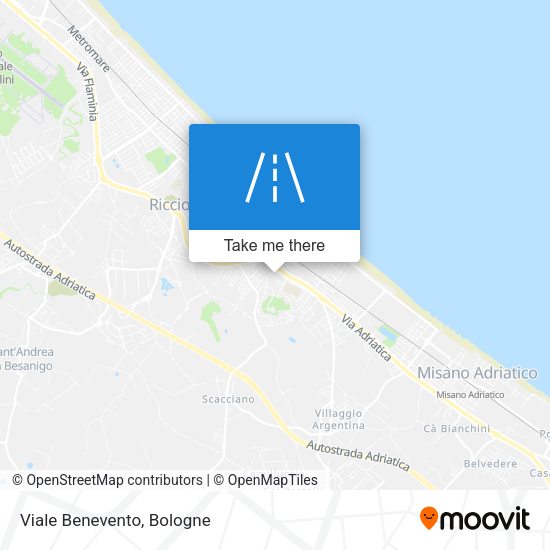 Viale Benevento map