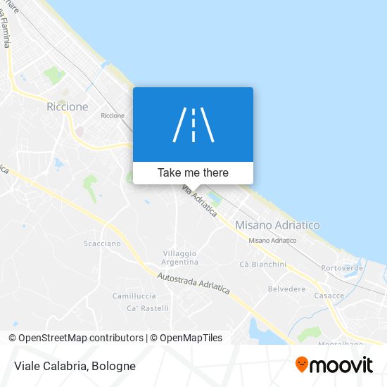 Viale Calabria map