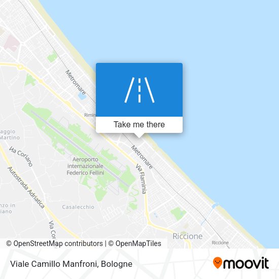 Viale Camillo Manfroni map