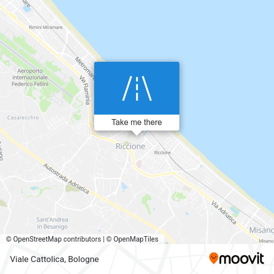 Viale Cattolica map