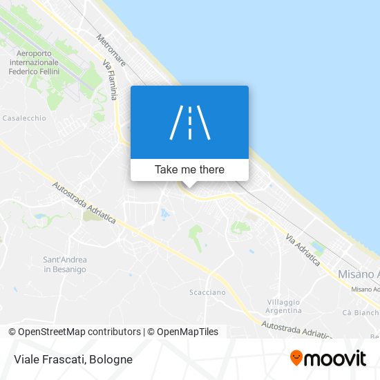 Viale Frascati map