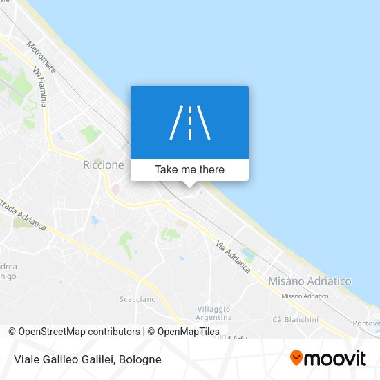 Viale Galileo Galilei map