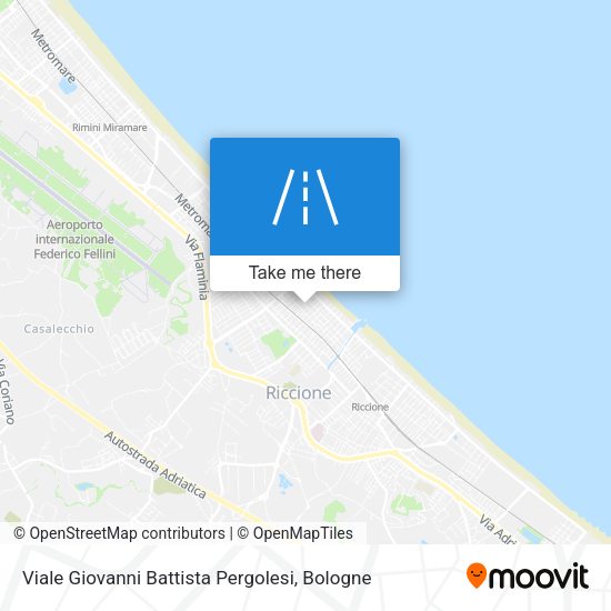 Viale Giovanni Battista Pergolesi map