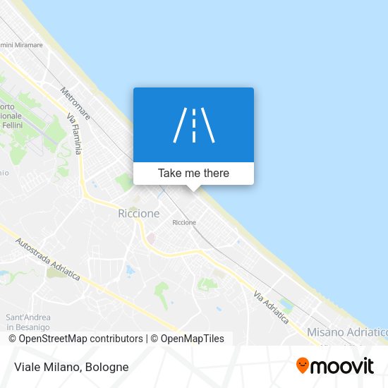 Viale Milano map