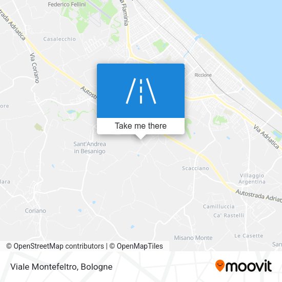 Viale Montefeltro map