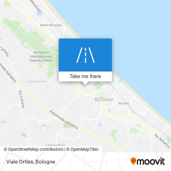 Viale Ortles map