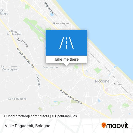 Viale Pagadebit map