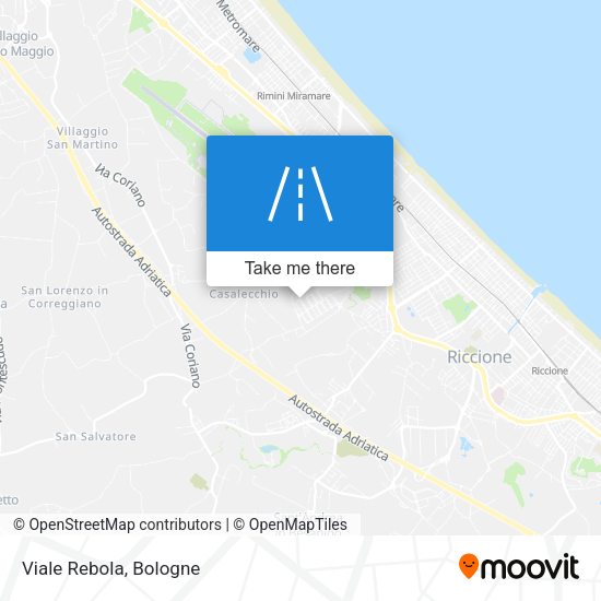 Viale Rebola map