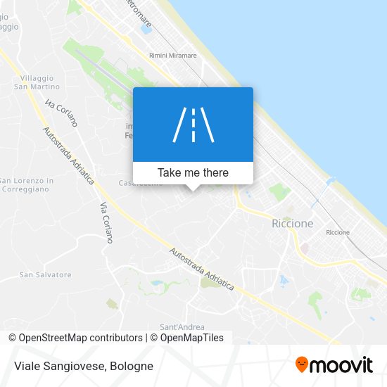 Viale Sangiovese map