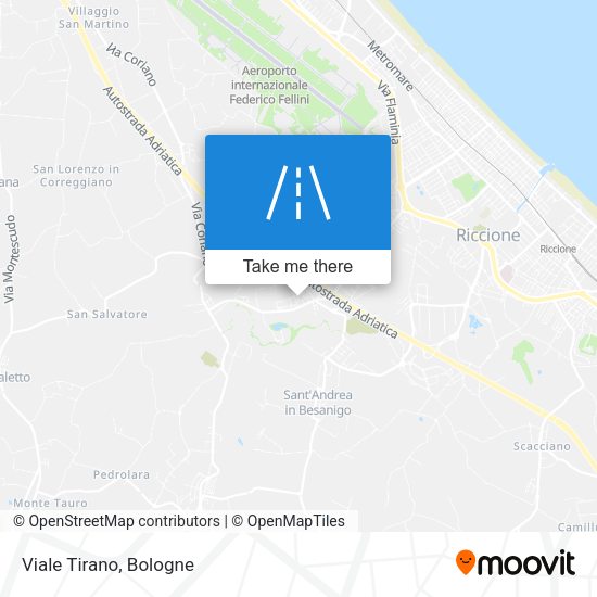 Viale Tirano map