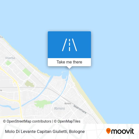 Molo Di Levante Capitan Giulietti map