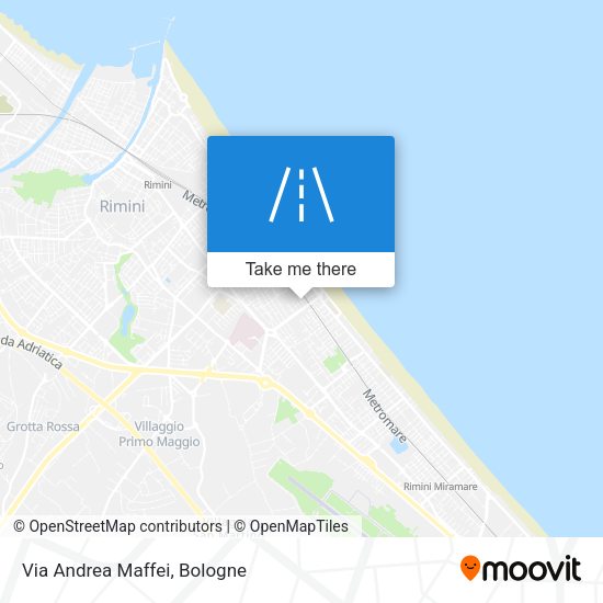 Via Andrea Maffei map