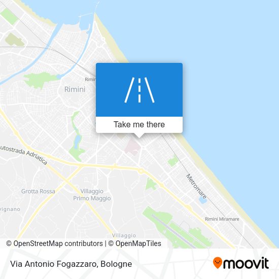 Via Antonio Fogazzaro map