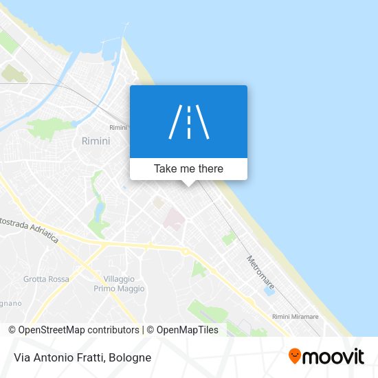 Via Antonio Fratti map