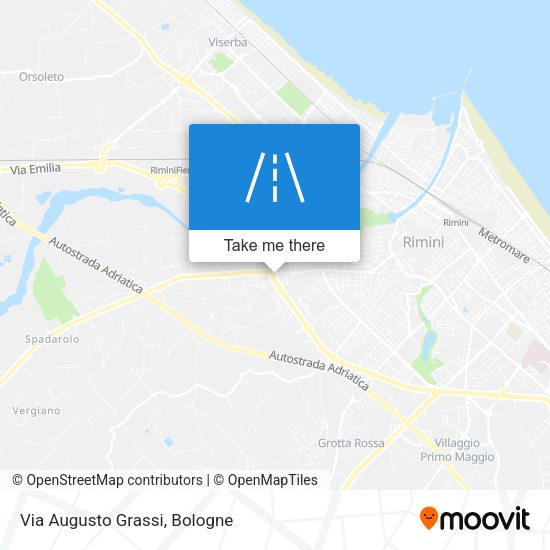 Via Augusto Grassi map