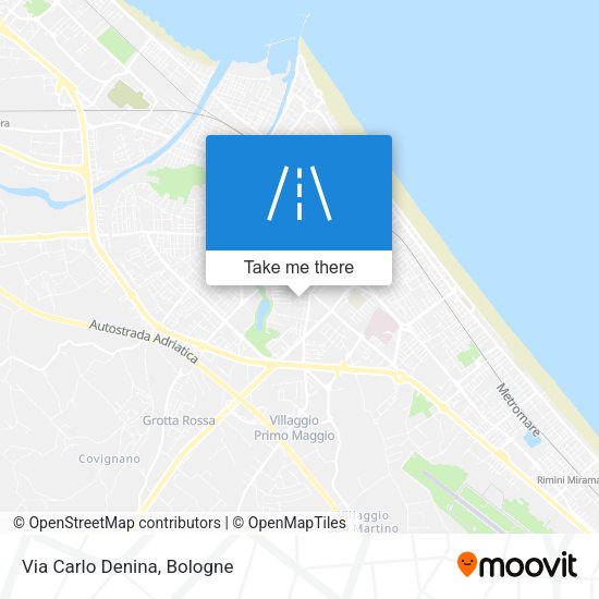 Via Carlo Denina map