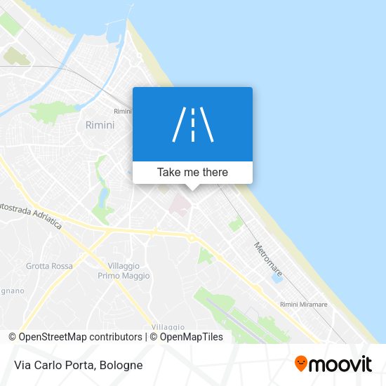 Via Carlo Porta map